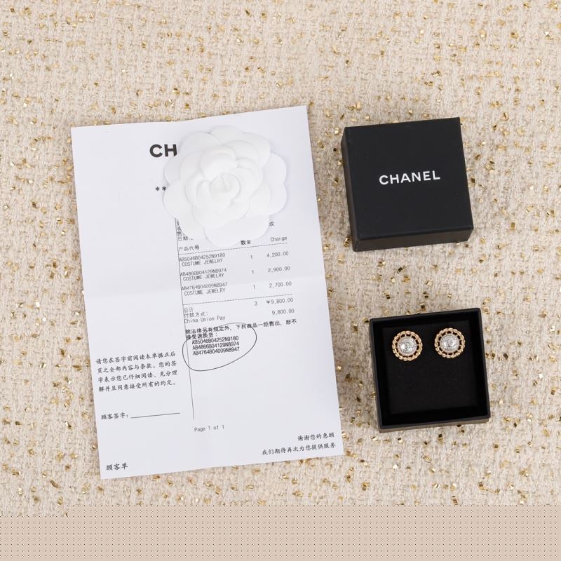 Ch*el earrings